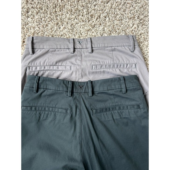 Bird Dogs Pants Mens 30x30 Black Gray Chino Slacks Performance Stretch Lot Of 2 - Picture 9 of 9